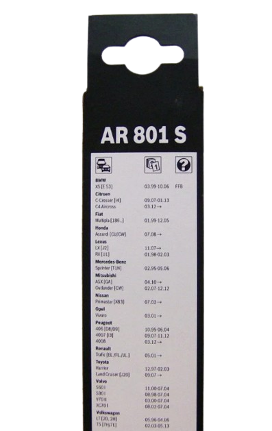 Set Stergătoare Parbriz Bosch AR801S 60/53 cm