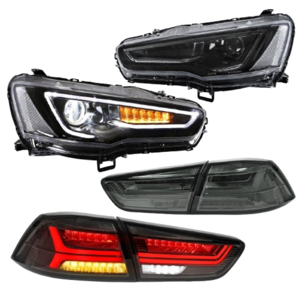 Pachet Faruri+Stopuri Full Led Mitsubishi Lancer